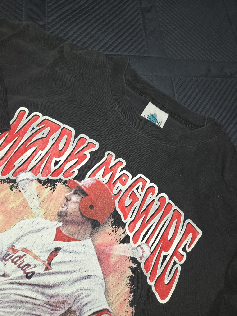 Vintage Mark McGwire Graphic Tee - Black/Red